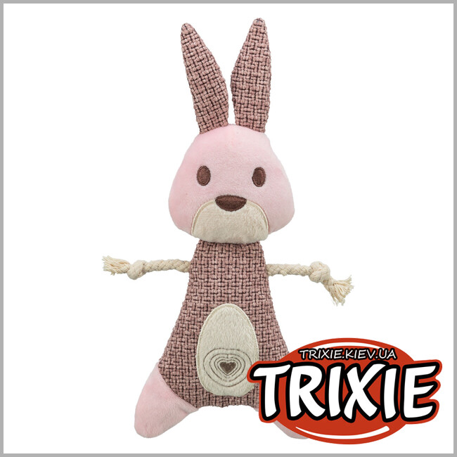 ТРИКСИ Украина - Игрушка Trixie 36154 для собак Заяєць ткани и плюш 24 см