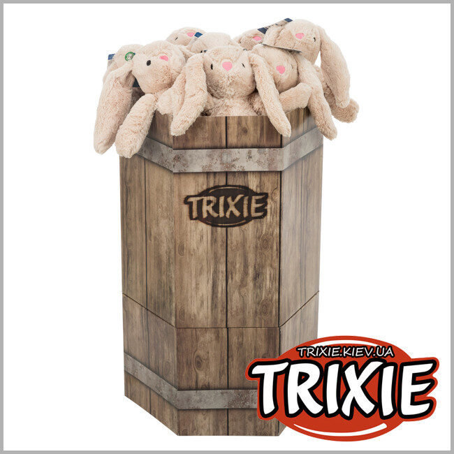 ТРІКСІ Україна - Плюшевий кролик Trixie Bunny (плюш із пищалкою 38 см)