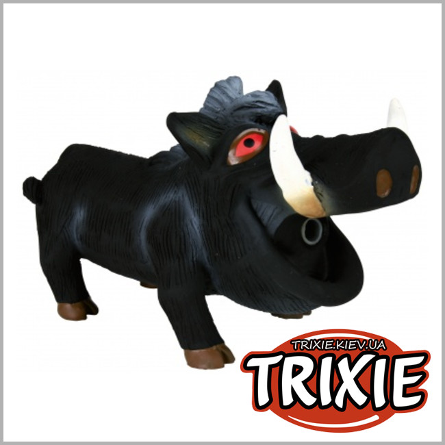 ТРИКСИ Украина - Игрушка  для собак TRIXIE - Дикий кабан (размер: 25см)