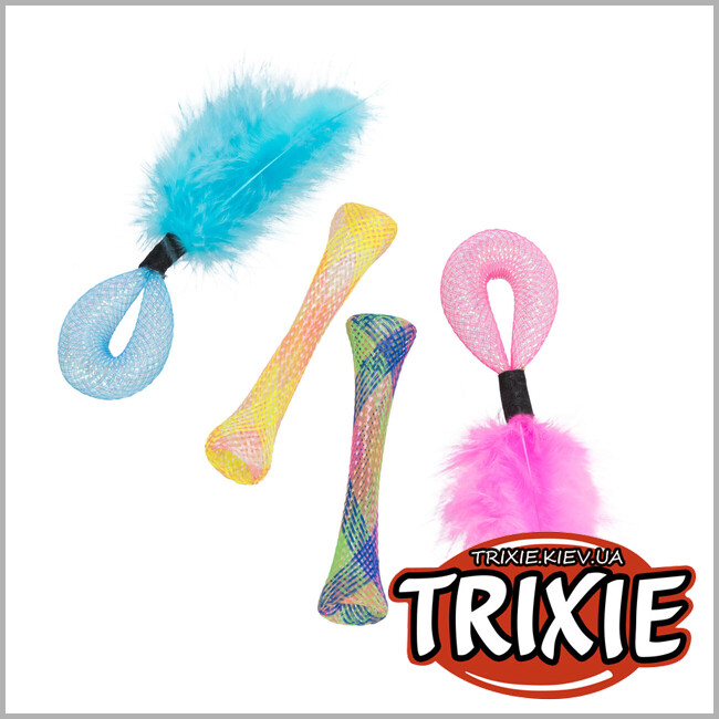 ТРІКСІ Україна - Набір іграшок трубочок  Trixie Set of Tubes (4шт * 15см)