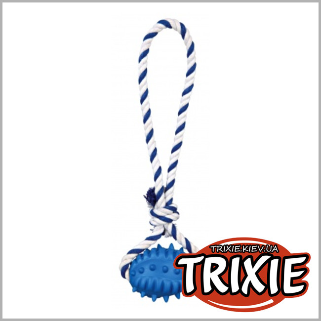 ТРИКСИ Украина - Регби-мяч на петле для собак TRIXIE