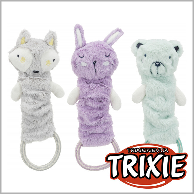 ТРИКСИ Украина - Свисающая игрушка плюш  Trixie Junior Dangling Toy (плюш 33 см. )