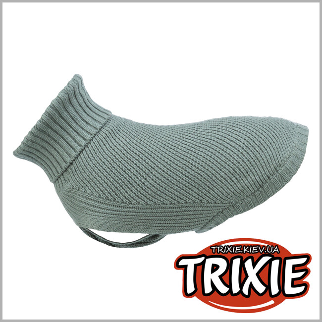 ТРИКСИ Украина - CityStyle пуловер Trixie 680190 "Berlin", ХL: 70см, шалфей