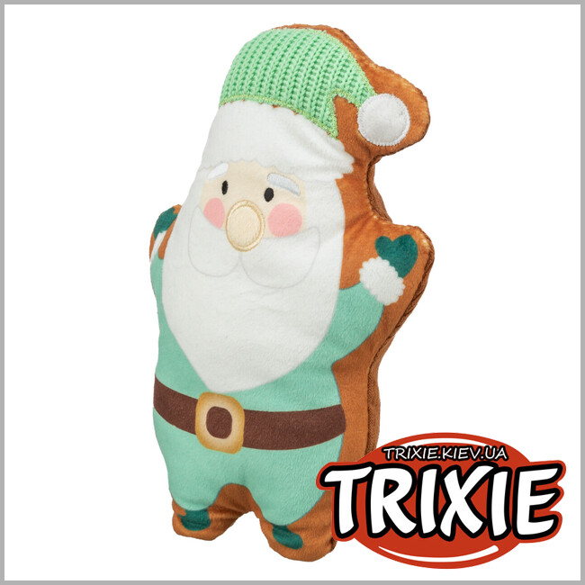 ТРИКСИ Украина - Игрушка "Санта"  Trixie 92603 для собак плюш 22 см