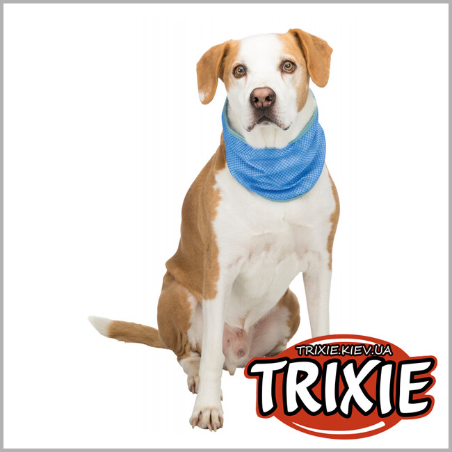ТРИКСИ Украина - Охлаждающая бандана TRIXIE  (XL: 47–57cм,синий)