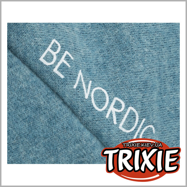 ТРИКСИ Украина - Худи для собак Trixie 680707 BE NORDIC с капюшоном "Flensburg", М: 50см, петроль