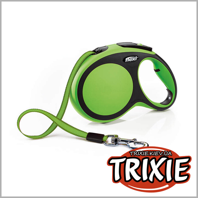 ТРИКСИ Украина - Флекси TRIXIE - New COMFORT (L: 8 м/50 кг, зеленый)