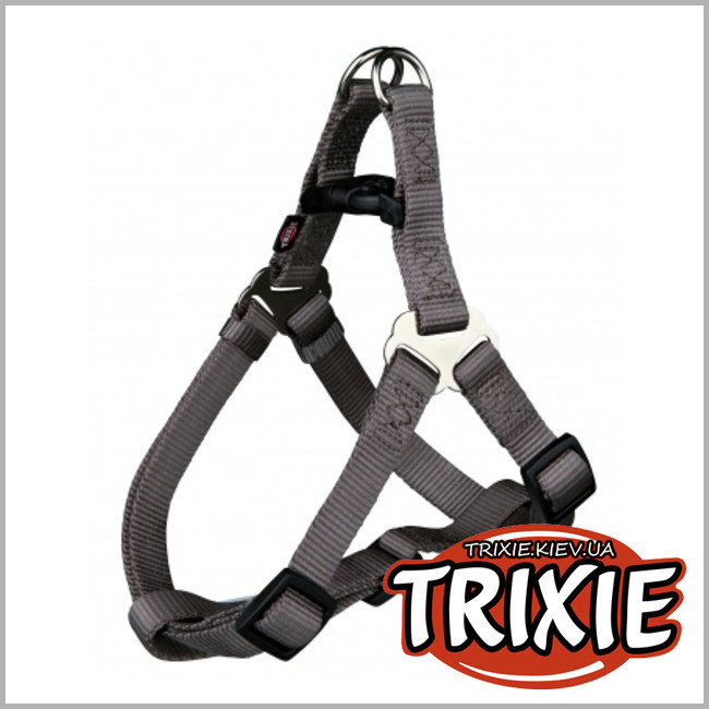 ТРІКСІ Україна - Шлей з підкладкою для собак TRIXIE - Premium (Розмір: 65-80см/25мм, Колір: корич)
