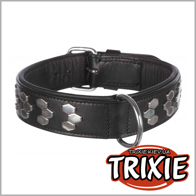 ТРИКСИ Украина - Ошейник кожаный для собак TRIXIE (Размер:55-65см/40мм)