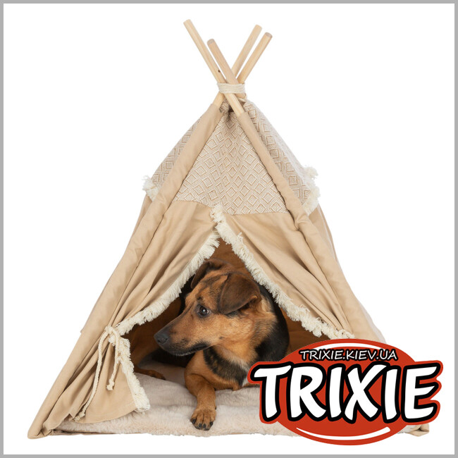 ТРИКСИ Украина - Лежак для собак TRIXIE Tipi Boho (Размер: 55х65x55см)