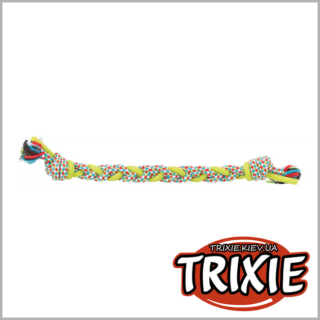 ТРІКСІ Україна - Верьовка-апорт з вузлами TRIXIE (бавовна, 50см)