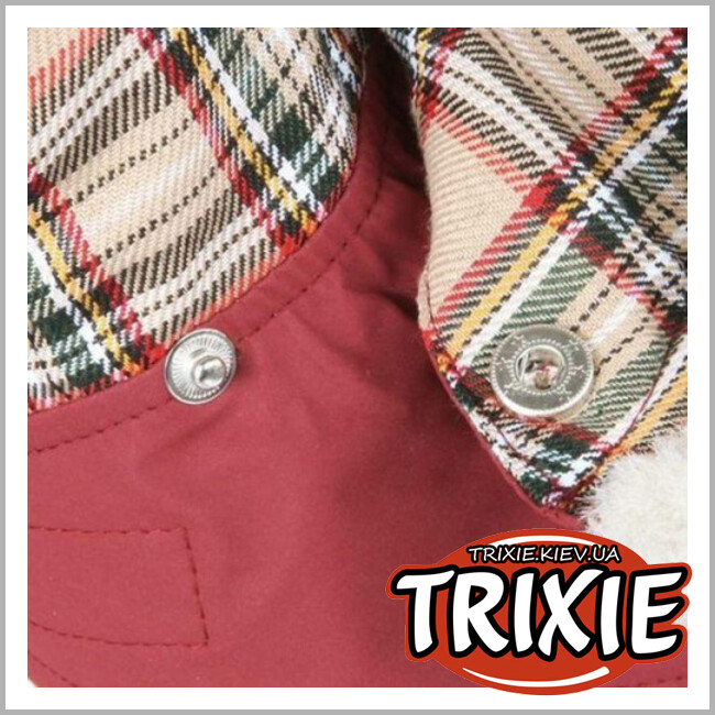 ТРИКСИ Украина - Trixie куртка Firenze (33 см, бордо)