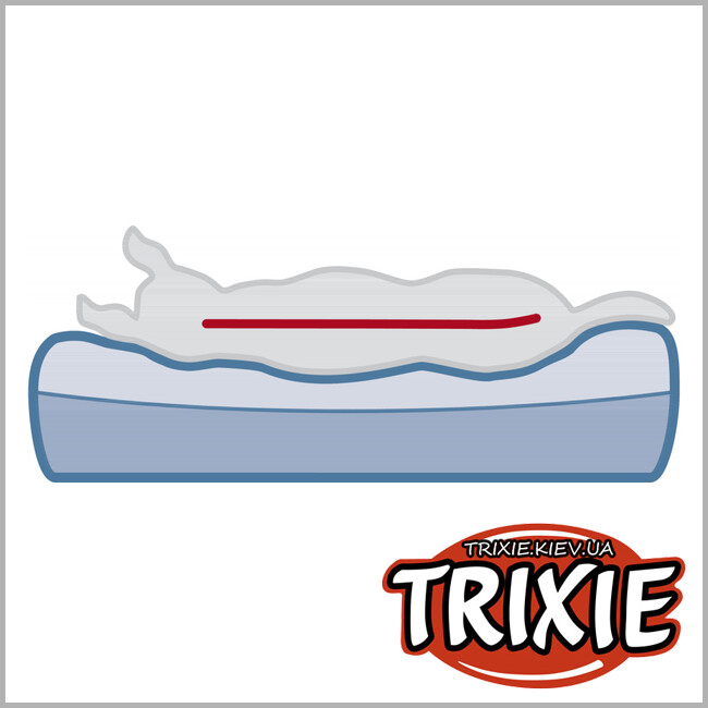 ТРИКСИ Украина - Лежак Bendson-TRIXIE (80х55см, светло-серый)