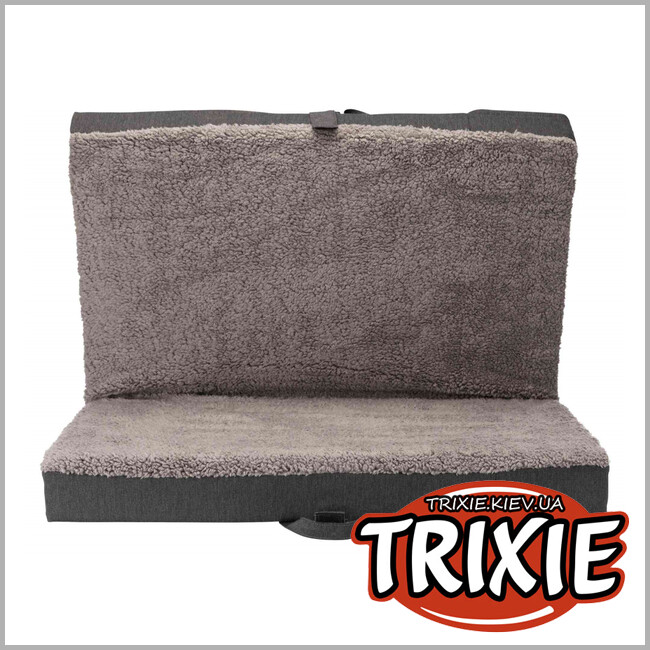 ТРИКСИ Украина - Ортопедическая раскладывающаяся подушка TRIXIE (120 × 85 см. Цвет: темно-серый/светло-серый)