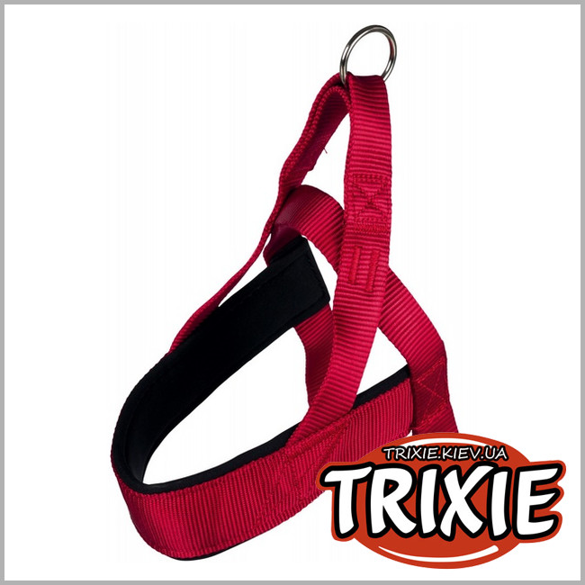 ТРІКСІ Україна - Шлей для собак TRIXIE Premium (Розмір: 30–50см/25мм, Колір: червоний)