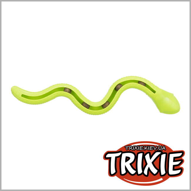 ТРИКСИ Украина - Игрушка змея для лакомств TRIXIE ( термопластичная TRP резина 42 см)