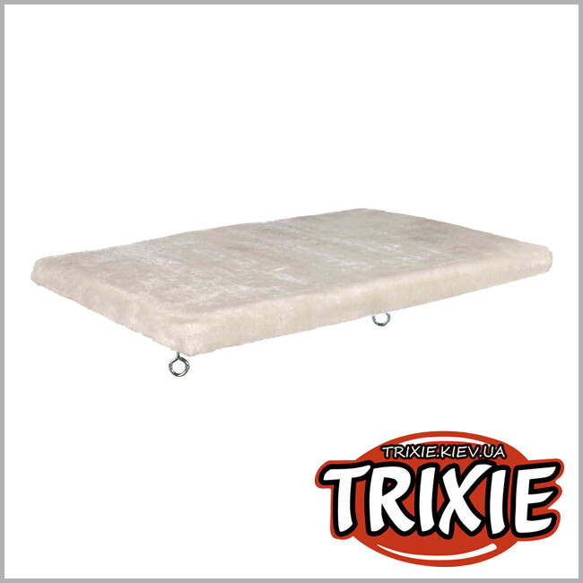 ТРИКСИ Украина - Лежак для кошек Trixie 4328 на подоконник светло-серый плюш 51х36 см