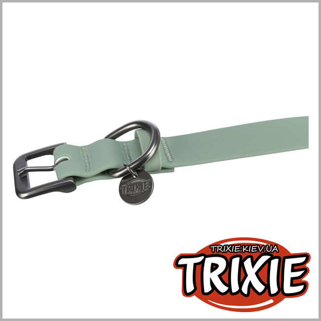 ТРИКСИ Украина - Ошейник для собак Trixie 1971919 CityStyle ПВХ XS–S 25–32 см 20 мм светло-зеленый