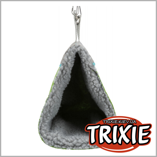 ТРІКСІ Україна - Будиночок гамак TRIXIE для хом'яка(плюш 9*16*12см)