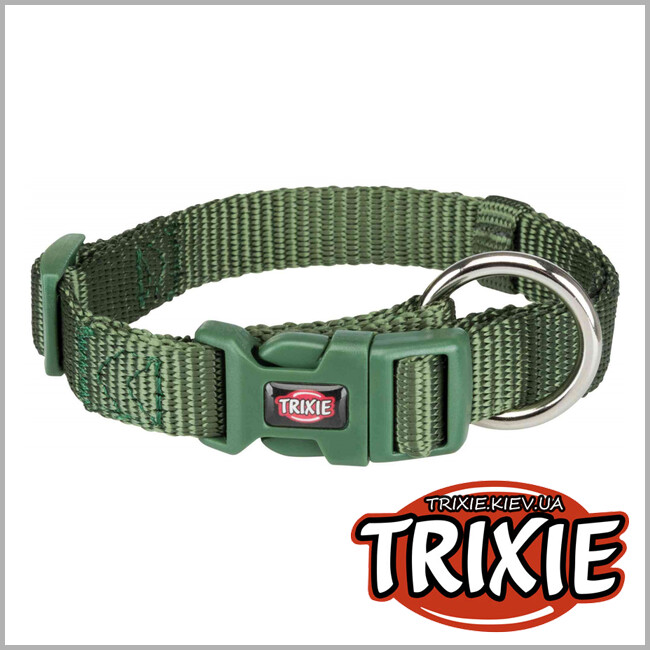 ТРИКСИ Украина - Ошейник Premium-TRIXIE (30–45см/15мм, лесной)