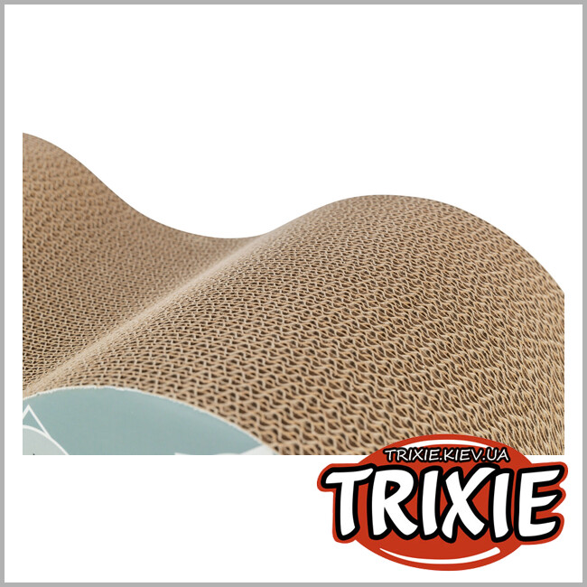 ТРІКСІ Україна - Дряпка-хвиля для котів Trixie 48001 Mimi Wave картонна 50х9х23 см