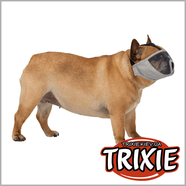 ТРІКСІ Україна - Намордник Trixie 17627 для собак брахіцефальних порід M 40 см