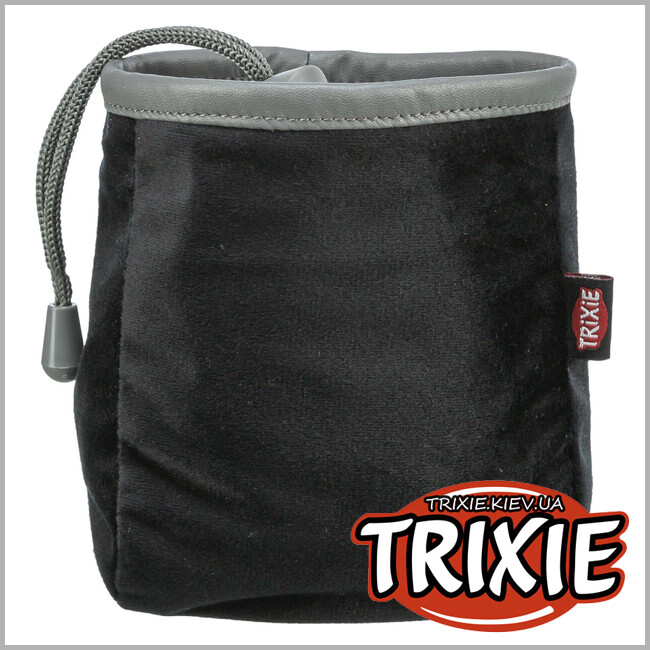 ТРИКСИ Украина - Сумка для лакомства Trixie 32288 (замша) на пояс с клипсой, 9х14см