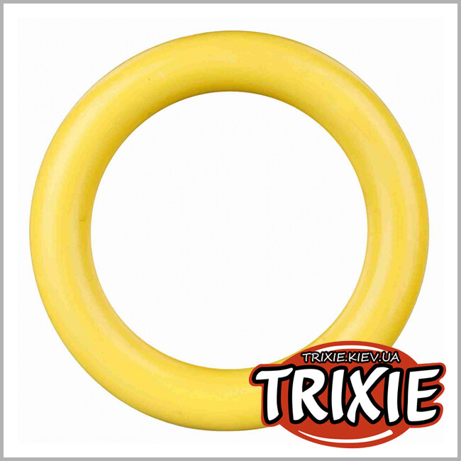 ТРІКСІ Україна - Гумове кільце Trixie Ring Dog Toy (гума 15см)