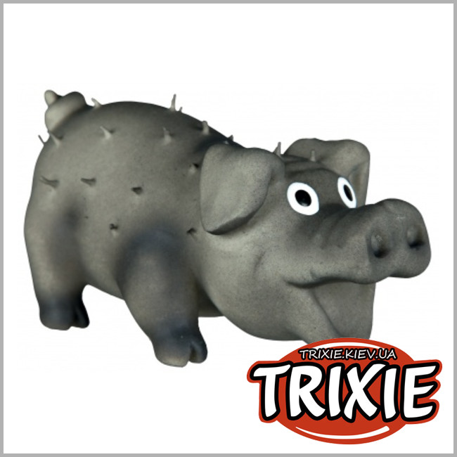 ТРИКСИ Украина - Поросенок игрушка для собак TRIXIE (латекс / флис 10см)