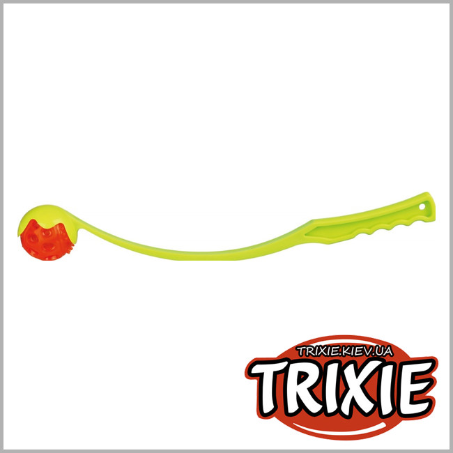ТРИКСИ Украина - Катапульта со светящимся мячиком для собак TRIXIE (50см / 6см)