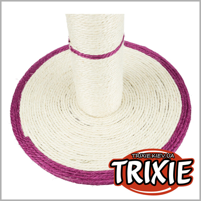 ТРІКСІ Україна - Дряпка-стовпчик для котів Trixie 4310 з іграшкою на мотузці сизаль 35х62 см