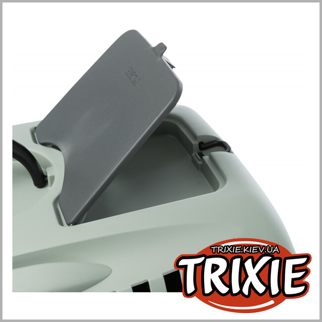 ТРИКСИ Украина - Be Eco переноска Capri 3-TRIXIE (S: 40х38х61см, антрацит/серо-зеленый)