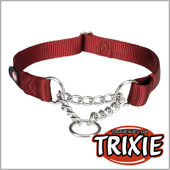 ТРИКСИ Украина - Ошейник-удавка Premium-TRIXIE (45–70см/25мм,бордо)