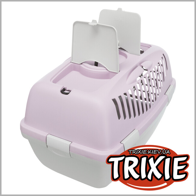 ТРИКСИ Украина - Переноска  TRIXIE Capri 2  ( св-серый/св-сиреневый  8кг )