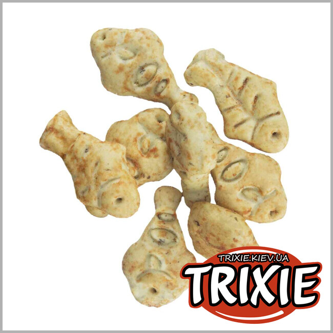 ТРИКСИ Украина - Лакомство для кошек Trixie 42743 Cookies с лососем и мятой 50г