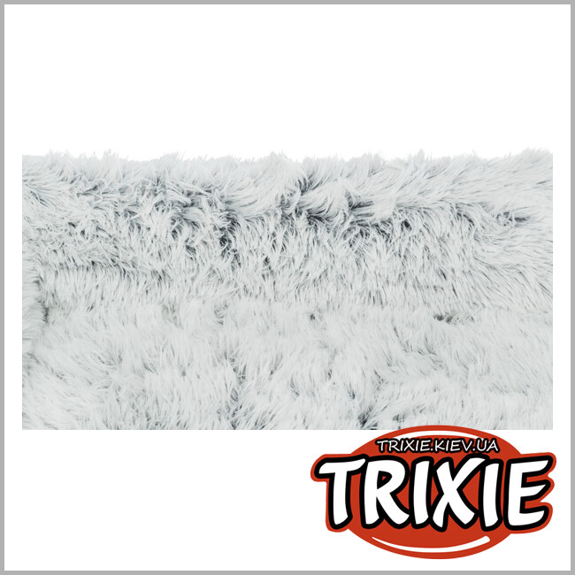 ТРИКСИ Украина - Кровать Харви для собак Trixie ( из полиэстера  60*50 см. серый / бело-черный  )