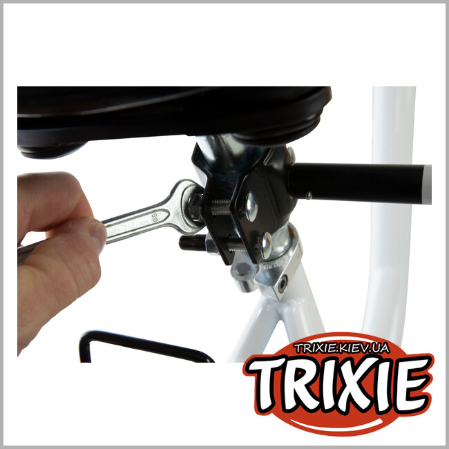 ТРИКСИ Украина - Набор для Trixie 1287 велопрогулок с животными, L-образная форма, S-M, черный