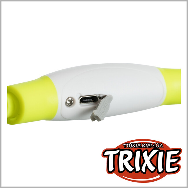 ТРИКСИ Украина - Светящийся USB ошейник для собак TRIXIE(Размер: 40см/o8мм)