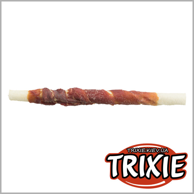 ТРІКСІ Україна - Паличка для чищення зубів Trixie DentaFun Duck Chewing Rolls (качка 12см*30шт / 240g)