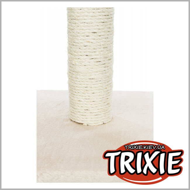 ТРІКСІ Україна - Кігтеточка дряпка на підставціTrixie Parla Scratching Post (бежева 62cm)