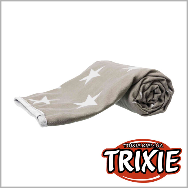 ТРИКСИ Украина - Покрывало Stars-TRIXIE (100х70см, серо-коричнев/белый)