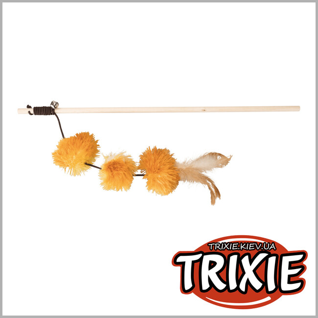 ТРИКСИ Украина - Удочка с помпонами TRIXIE (40 см)