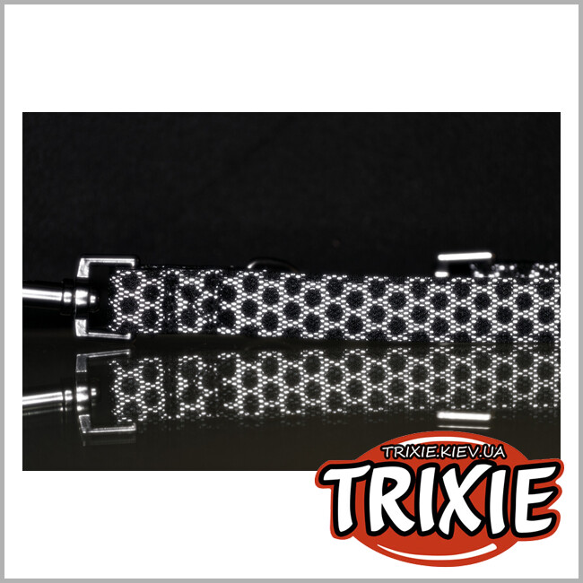 ТРИКСИ Украина - Ошейник Night Reflect - TRIXIE (47–58см/30мм,черный)