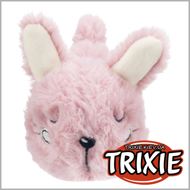 ТРИКСИ Украина - Junior Trixie 36163 игрушка кролик-кольцо (плюш/ТПГ), 14см