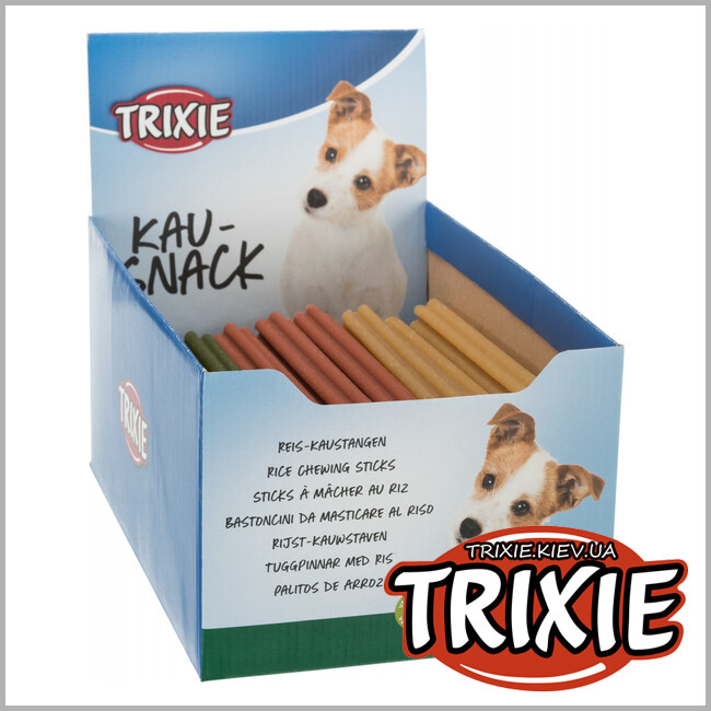 ТРІКСІ Україна - Рисові палички для собак TRIXIE (Розмір: 23см, Вага: 100гр)