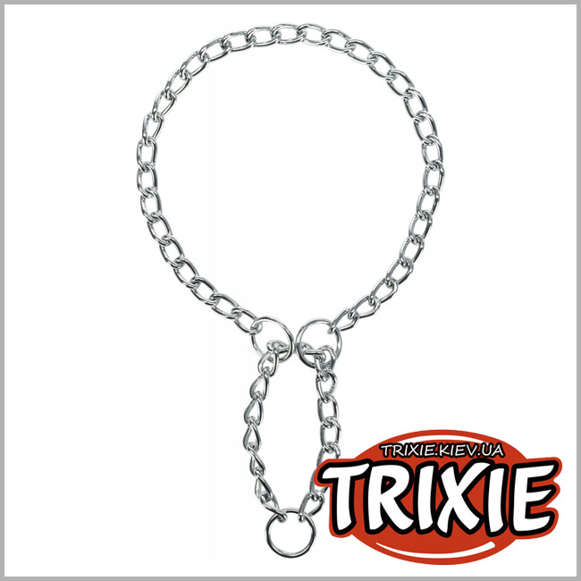 ТРИКСИ Украина - Ошейник цепь-полуудавка TRIXIE однорядная (Размер: 65см/4мм)