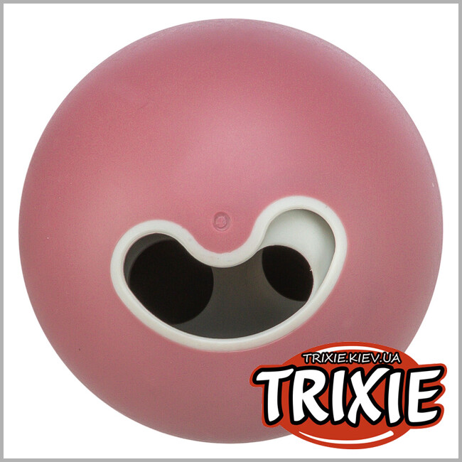 ТРИКСИ Украина - Игрушка-мячик для лакомства для животных Trixie 41366 (пластик), 7.5см