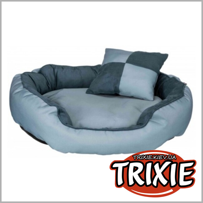 ТРИКСИ Украина - Trixie Лежак Basko (80 × 65см, тёмно-синий/ голубой)
