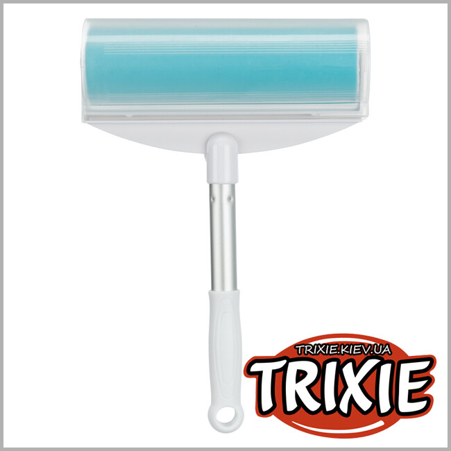 ТРИКСИ Украина - Моющийся валик от шерсти Trixie Lint Roller XXL (силикон 20*30 см)