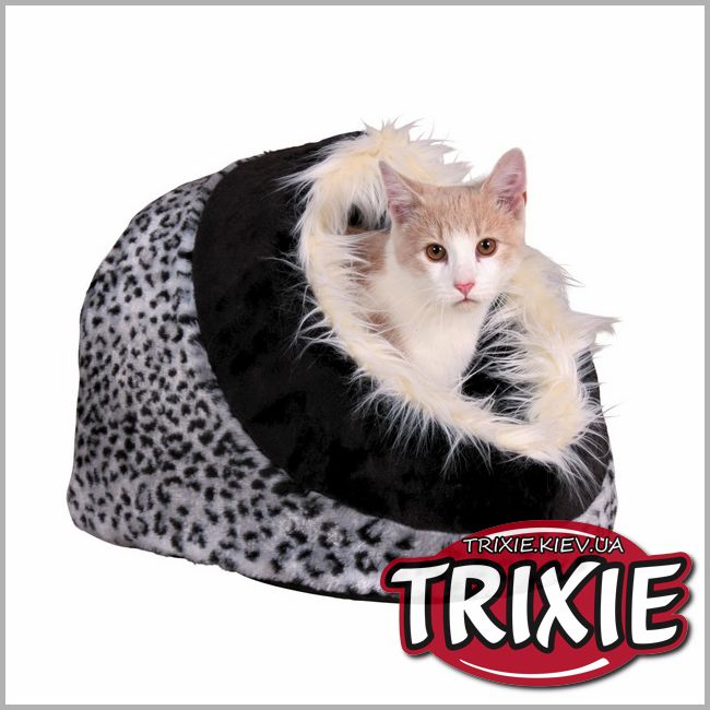ТРИКСИ Украина - Лежак-пещера  для кошки TRIXIE - Minou (Размер: 35х26х41см, Цвет: жираф)